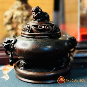 Lư Xông Trầm Gỗ MS04